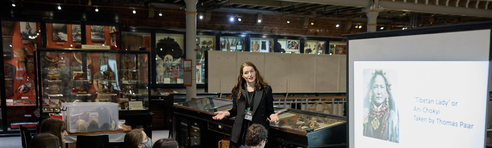 Education session in the galleries
