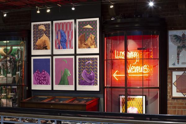 ‘The Prints’ by Matt Smith, display comprising part of his exhibition Losing Venus