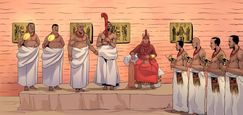 The Oba and retinue (2024.17.1) The Oba and retinue (2024.17.1)